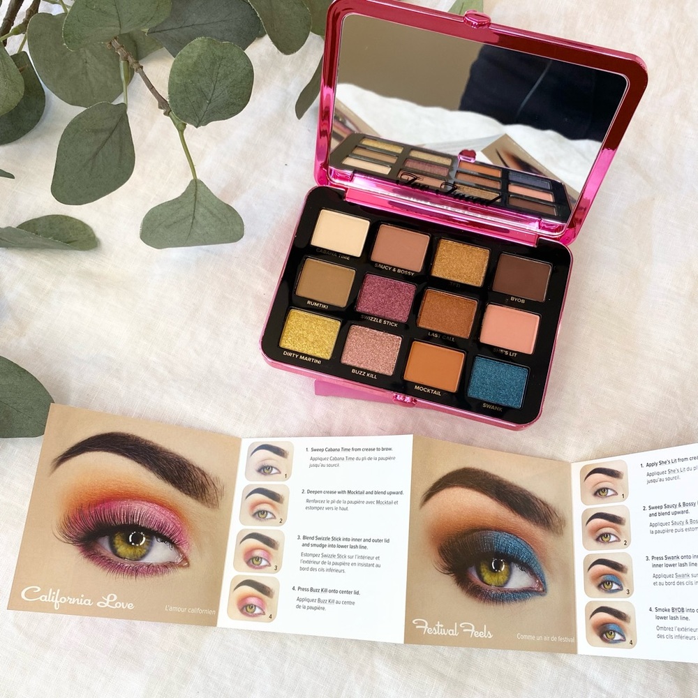 TOO FACED Palm Springs Dreams Eyeshadow Palette New In Box - Picture 6 of 11